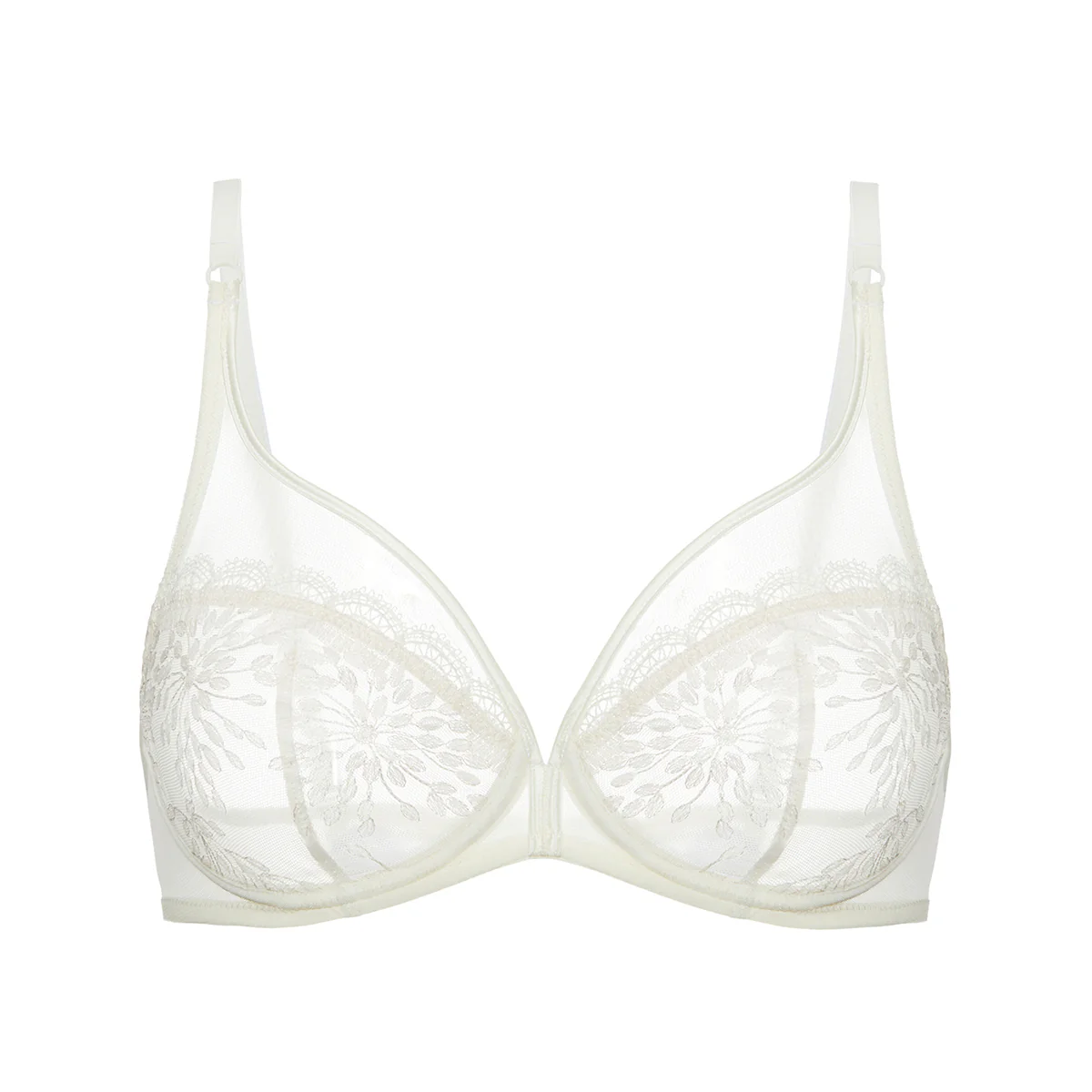 Soutien-gorge triangle emboitant décolleté plongeant - Naturel - Image 6