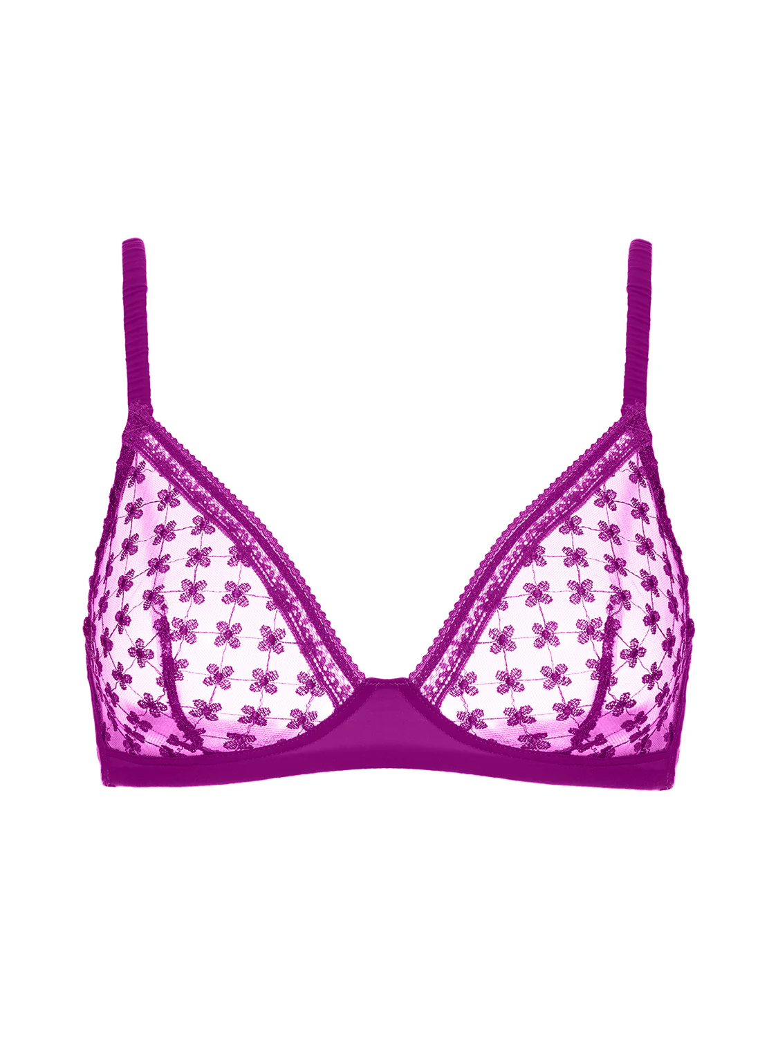 Soutien-gorge triangle sans-armatures - Bougainvillier - Image 3