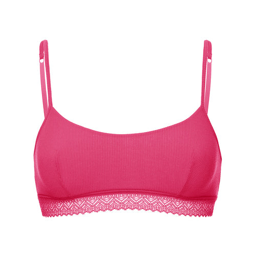 Soutien-gorge triangle sans-armatures - Fuschia - Image 7