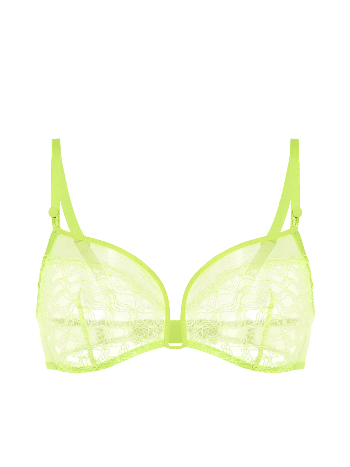 Soutien-gorge triangle sans-armatures - Lime - Image 4