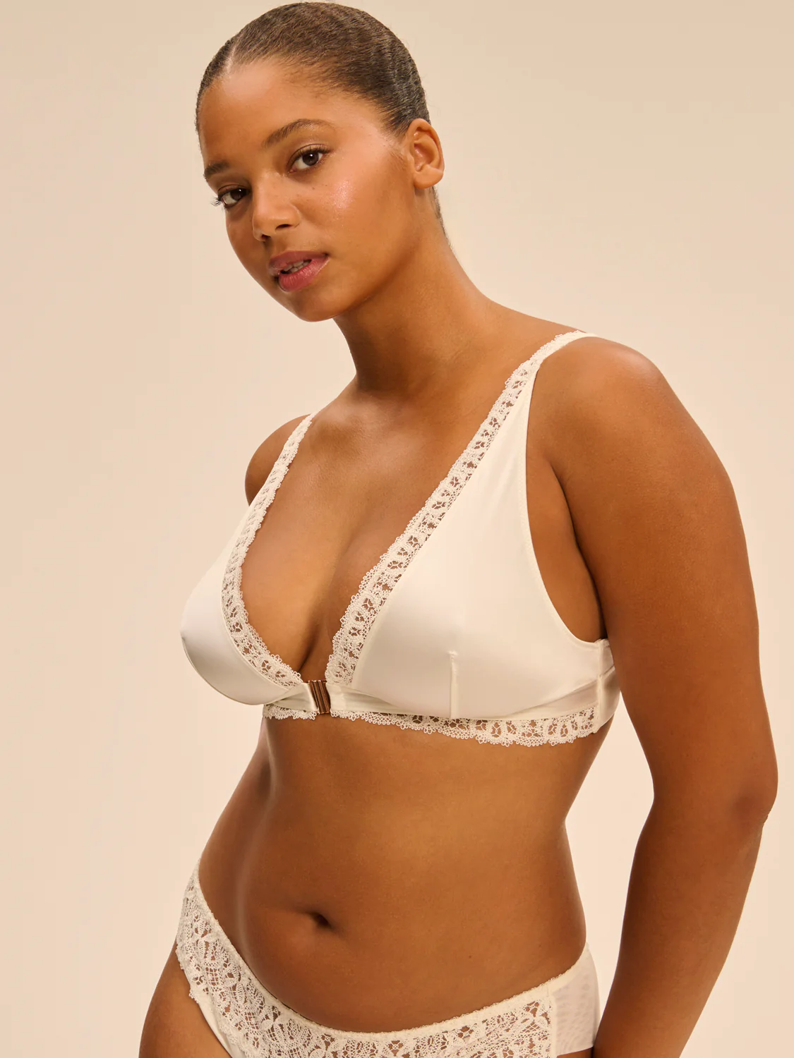 Soutien-gorge triangle sans-armatures - Naturel - Image 7