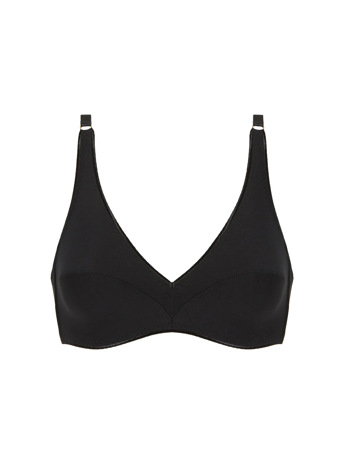 Soutien-gorge triangle sans-armatures - Noir - Image 4