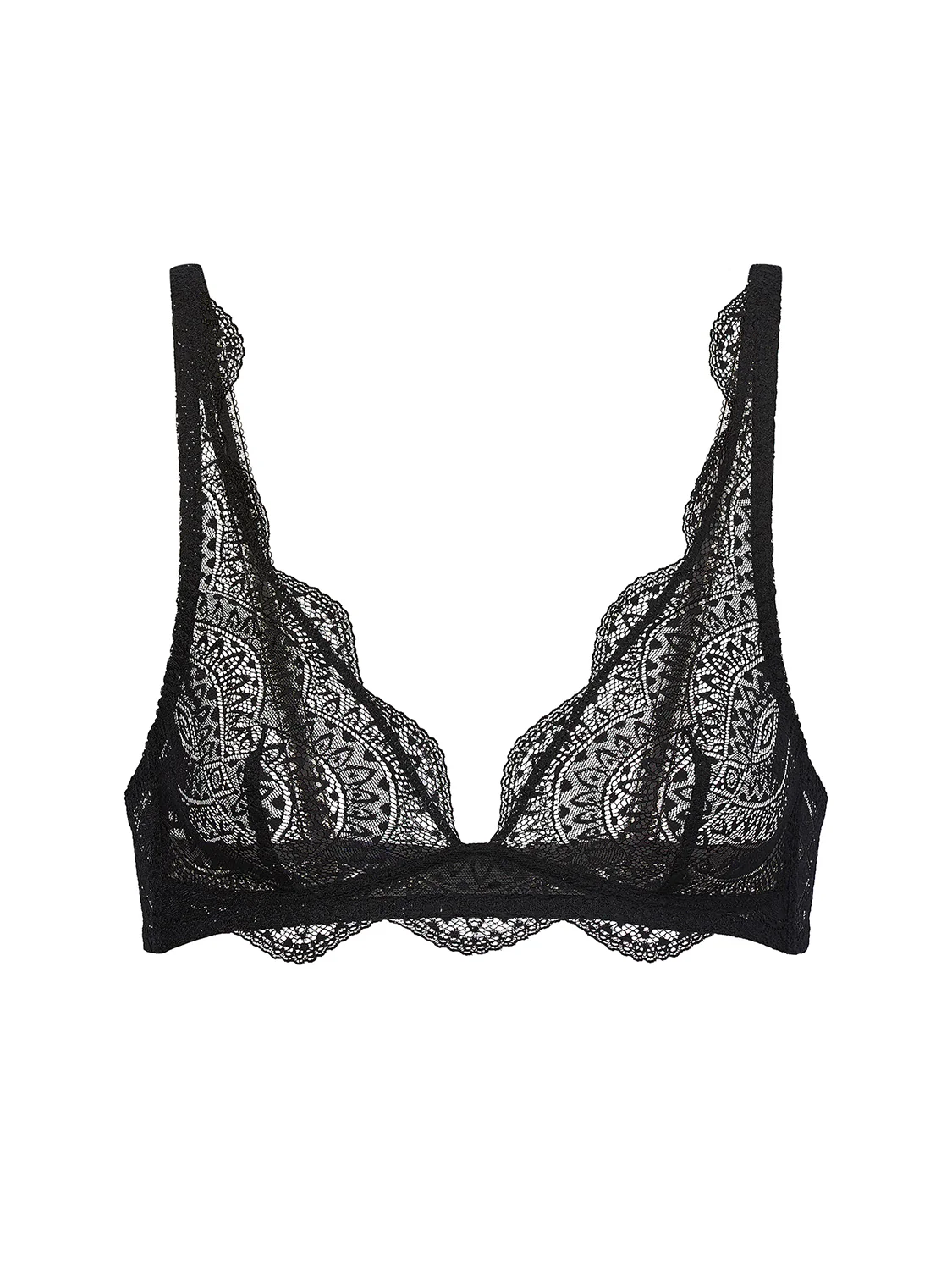 Soutien-gorge triangle sans-armatures - Noir - Image 4