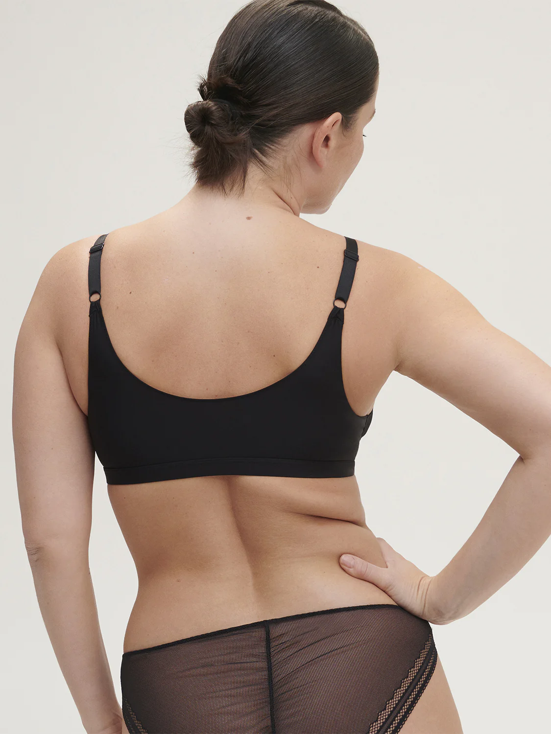 Soutien-gorge triangle sans-armatures - Noir - Image 4