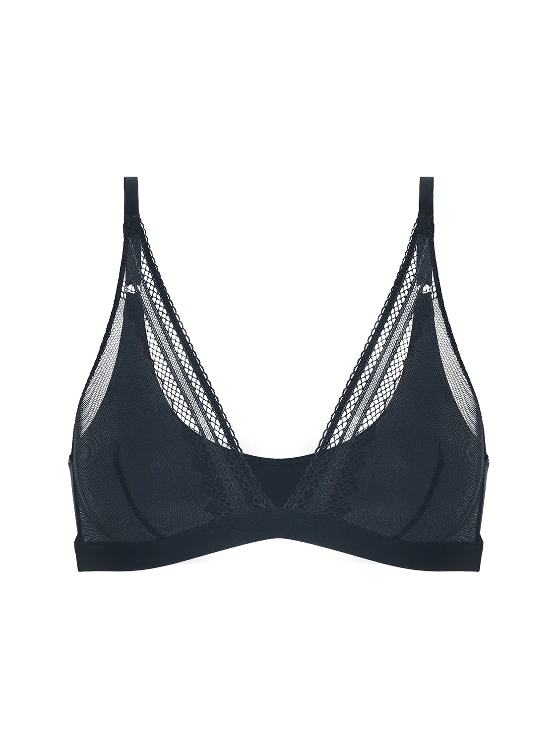 Soutien-gorge triangle sans-armatures - Noir - Image 5