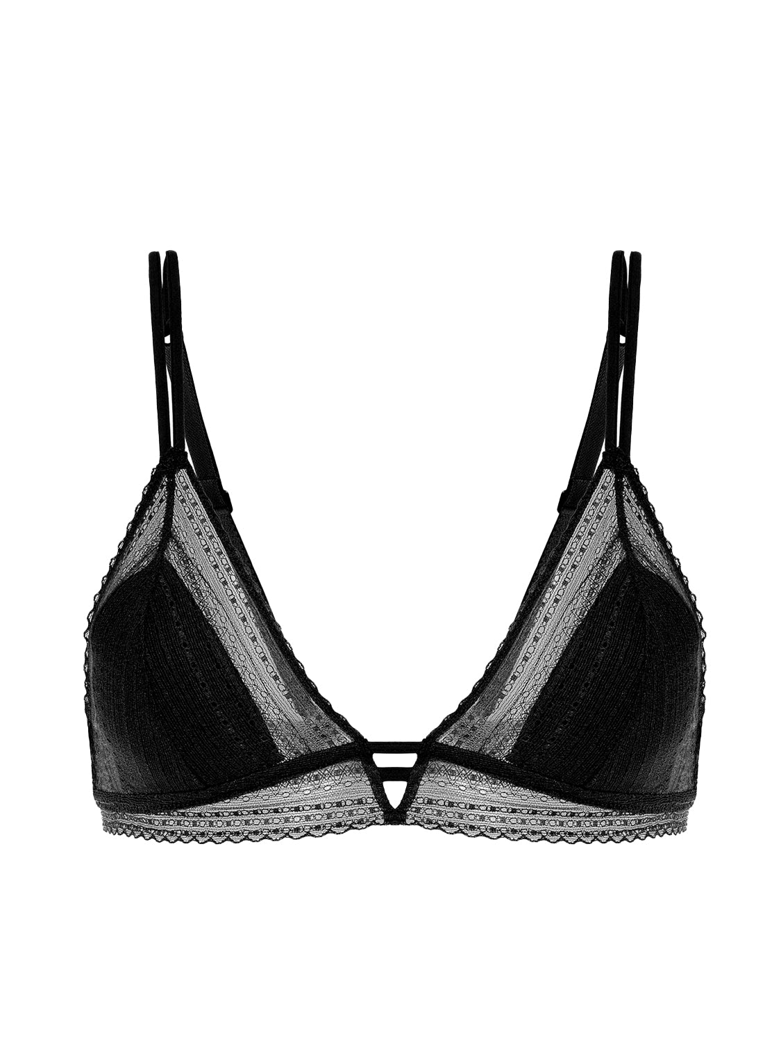 Soutien-gorge triangle sans-armatures - Noir - Image 4