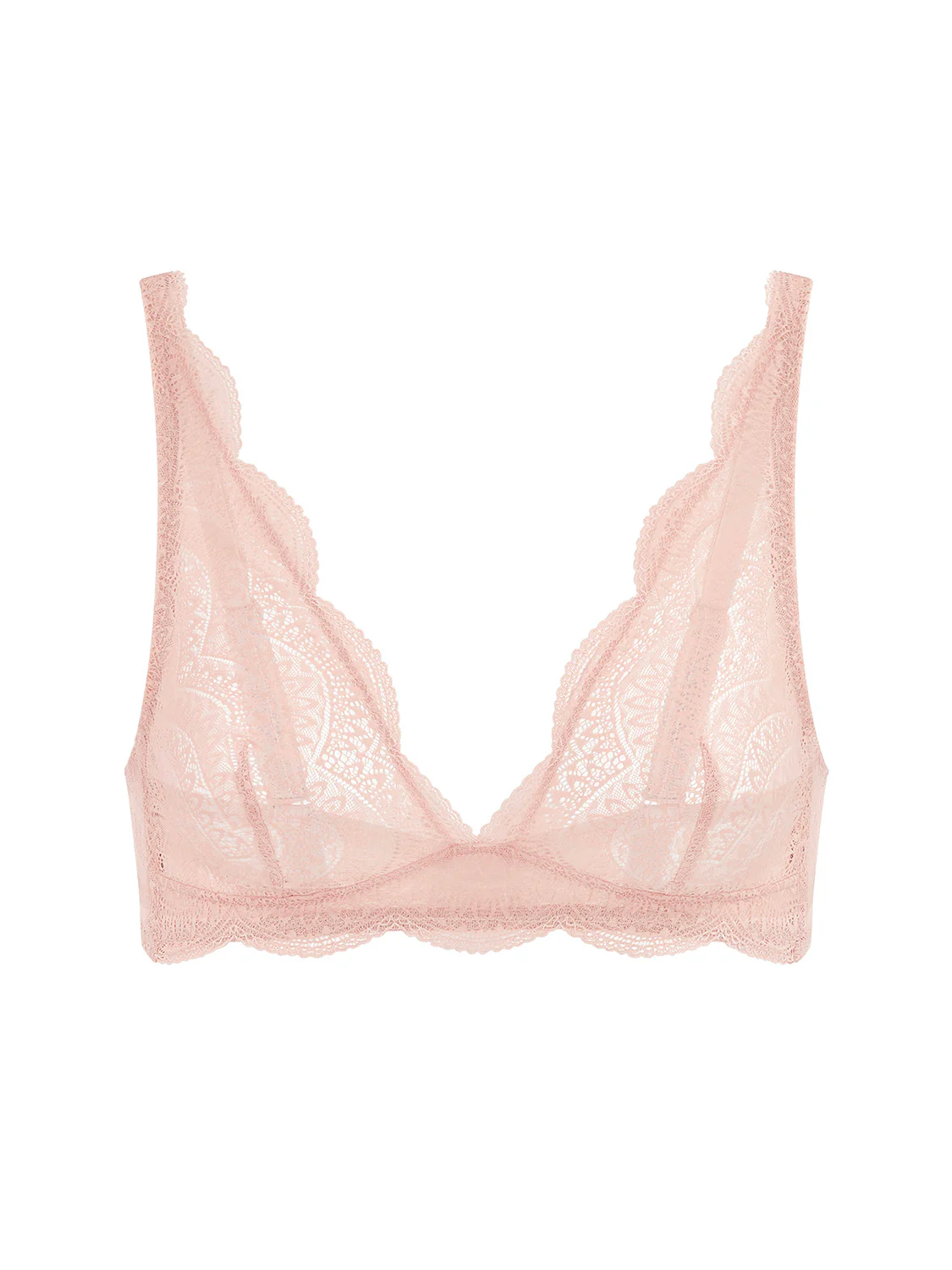 Soutien-gorge triangle sans-armatures - Peau Rosée - Image 4