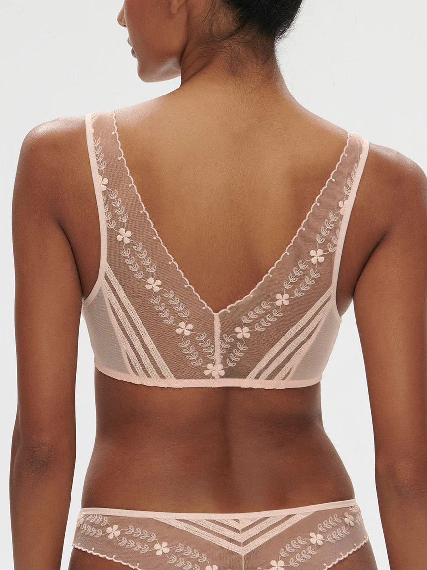 Soutien-gorge triangle sans-armatures - Poudre pétale - Image 3