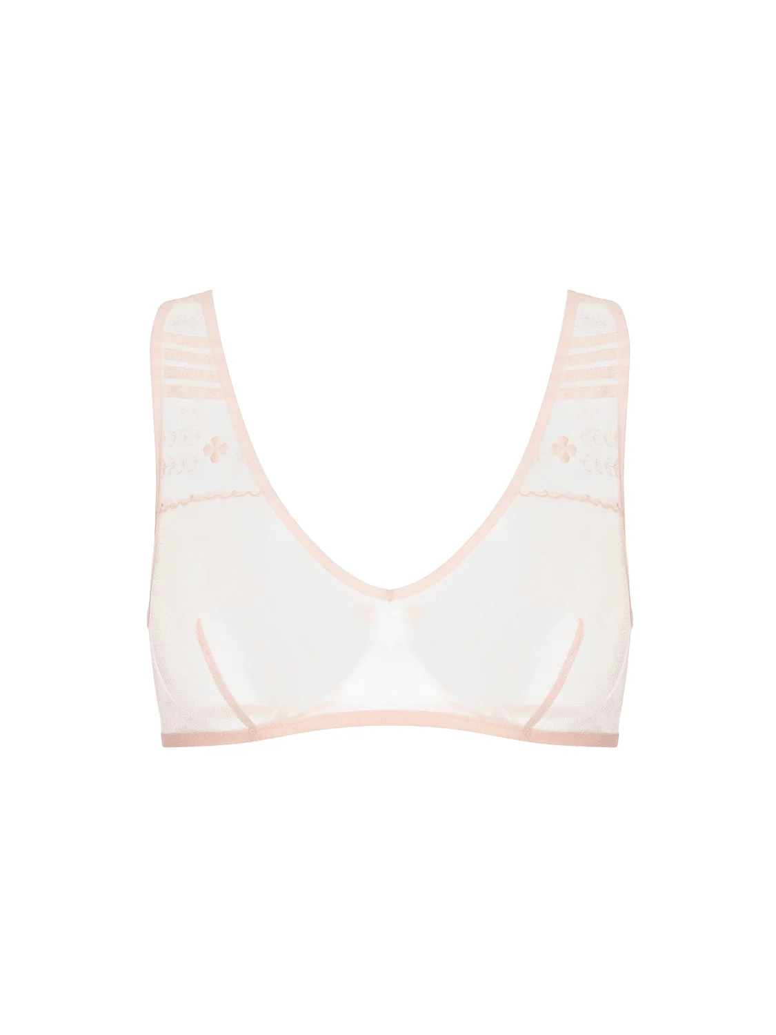 Soutien-gorge triangle sans-armatures - Poudre pétale - Image 4