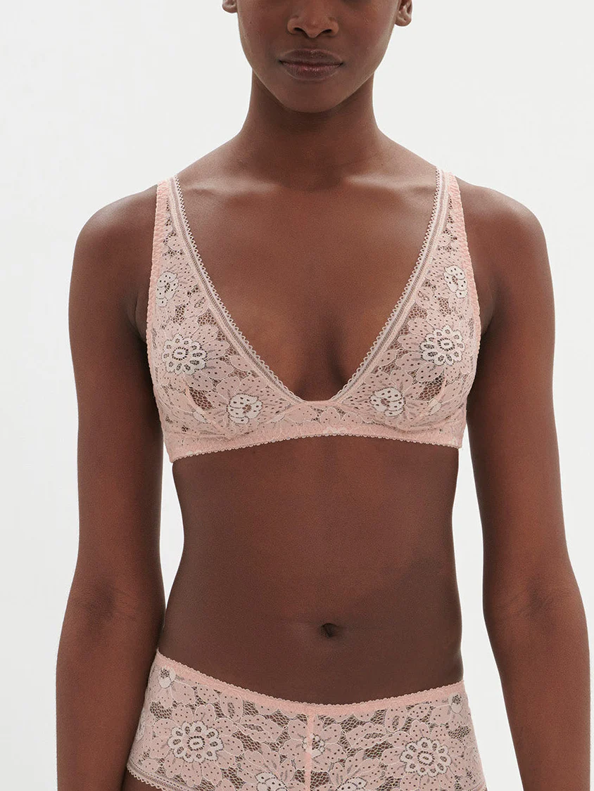 Soutien-gorge triangle sans-armatures - Rose Ballet