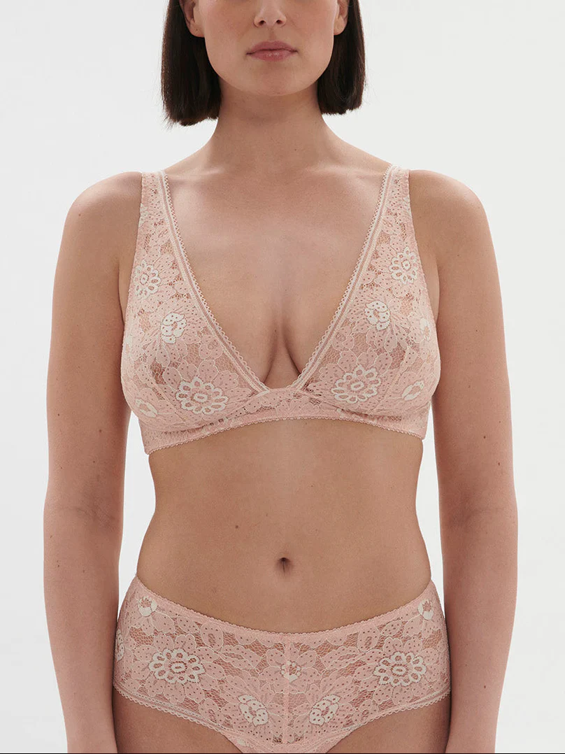 Soutien-gorge triangle sans-armatures - Rose Ballet - Image 4