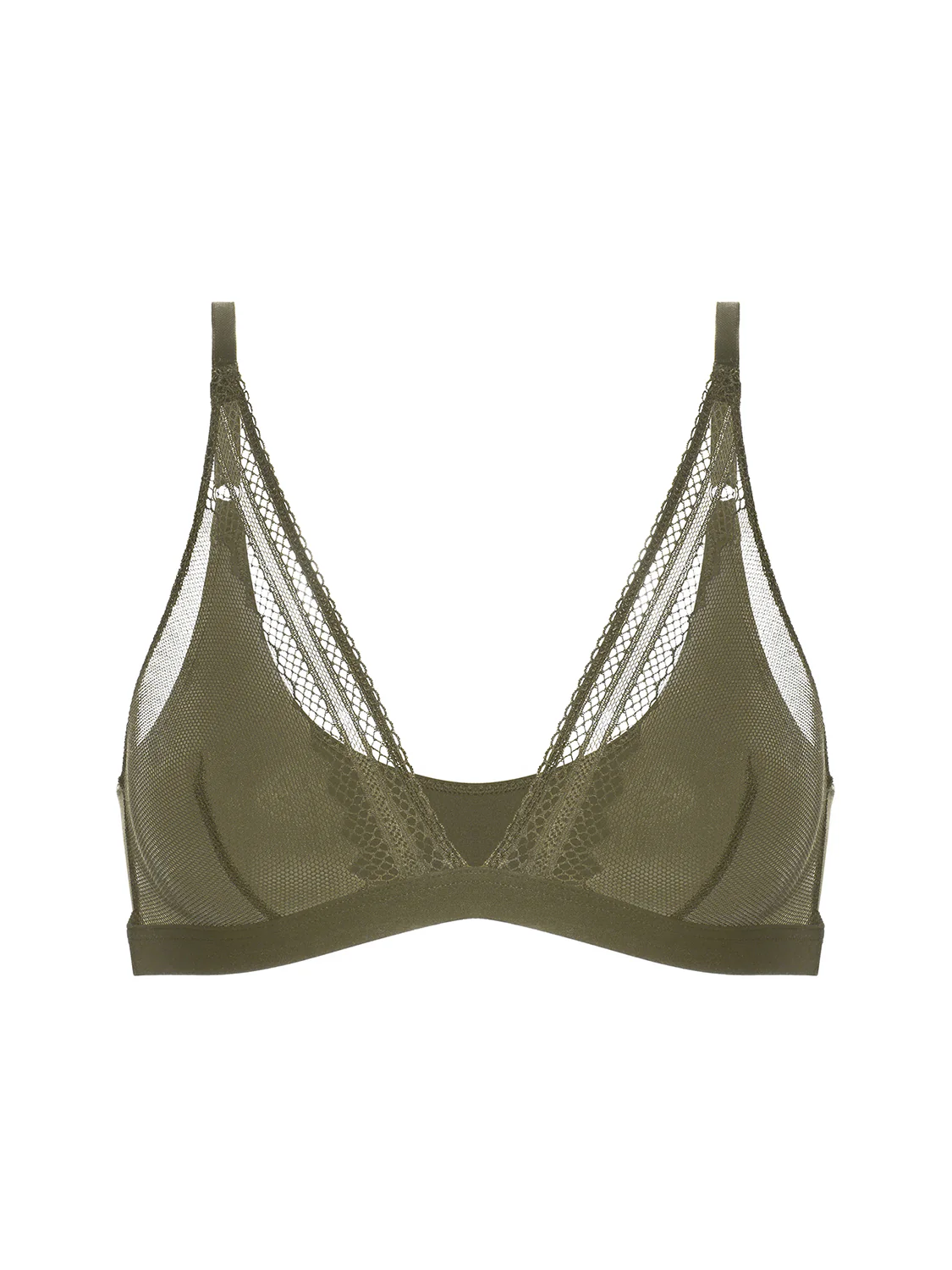 Soutien-gorge triangle sans-armatures - Vert Aventure - Image 6