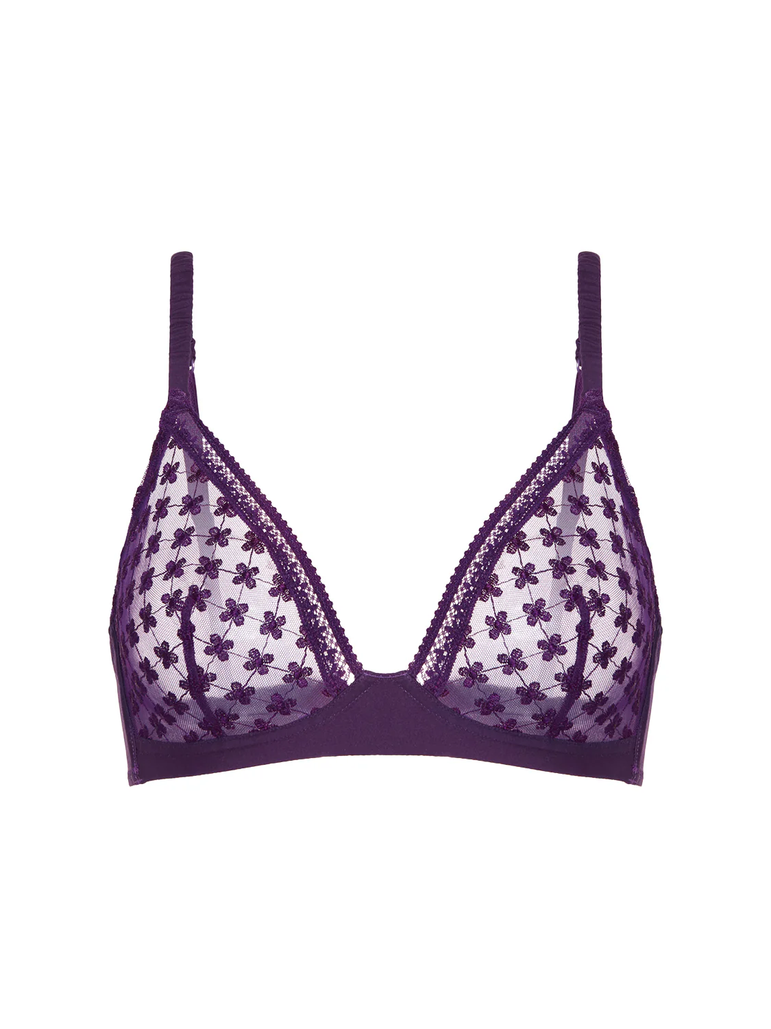 Soutien-gorge triangle sans-armatures - Violet Euphoria - Image 4