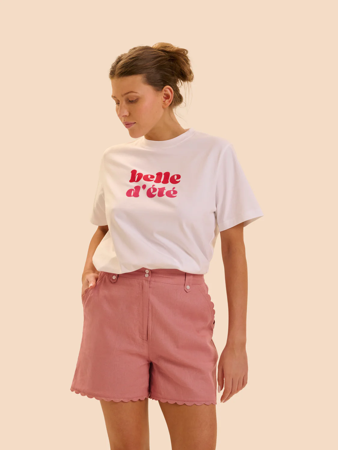 T-shirt manches courtes - Blanc - Image 5
