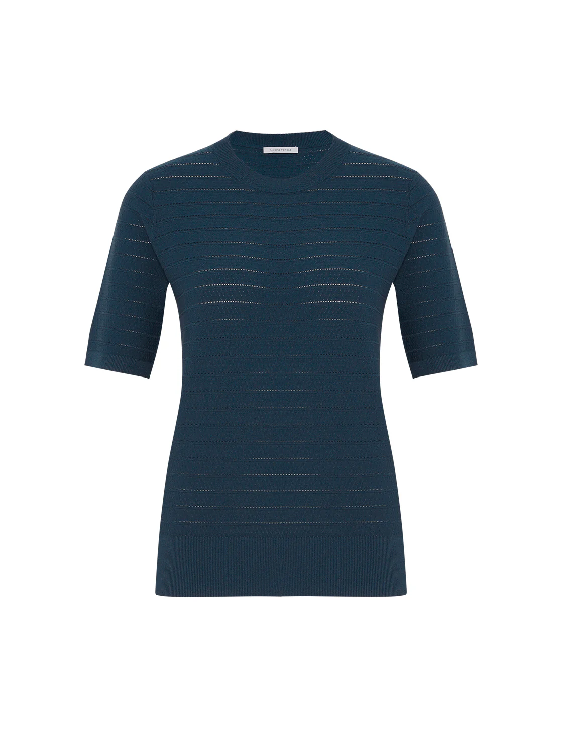 T-shirt manches courtes - Bleu pétrole - Image 5