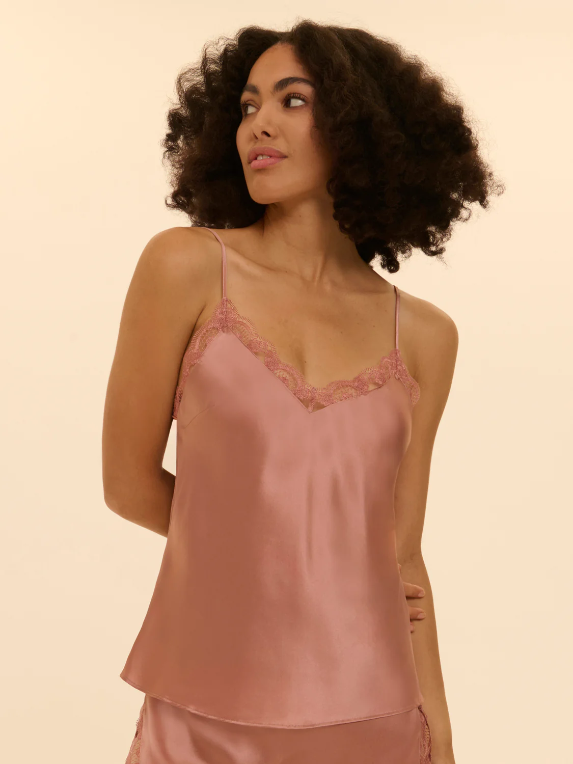Top broderie - Rose Fumé - Image 2
