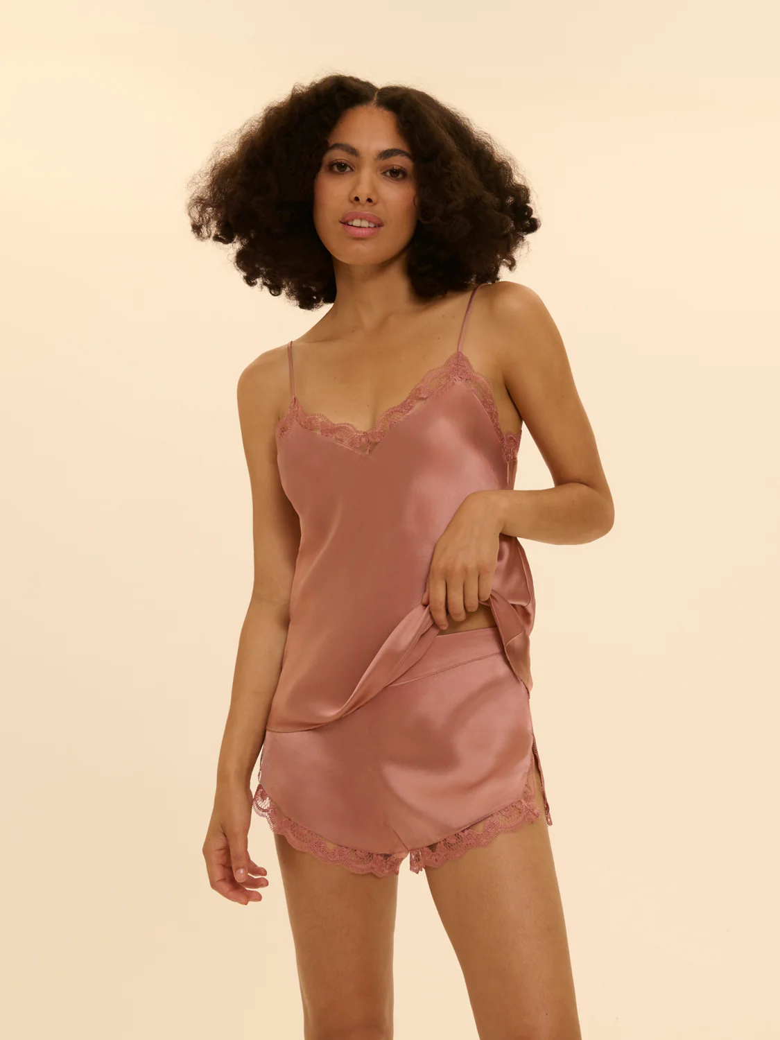 Top broderie - Rose Fumé - Image 5
