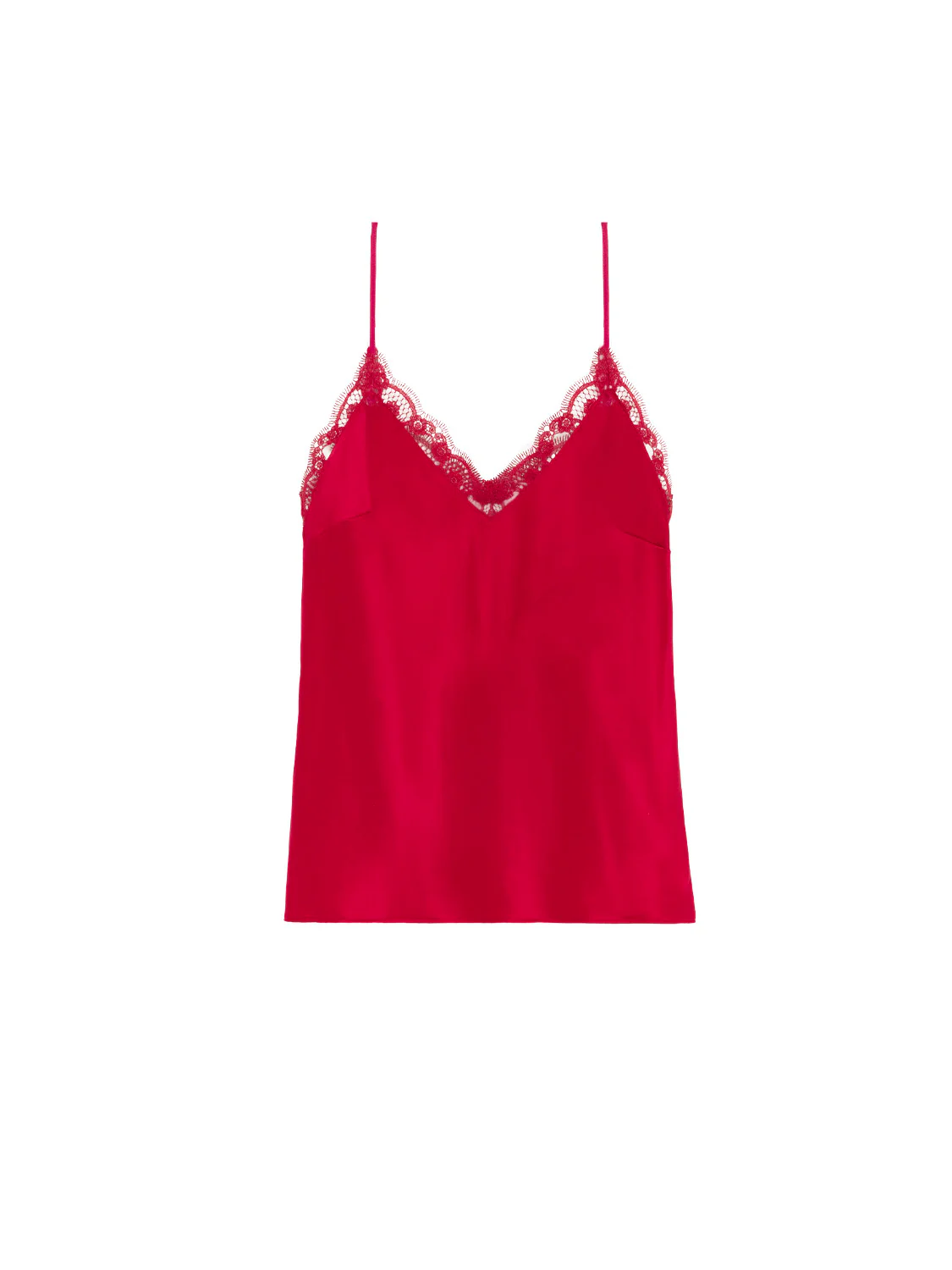 Top broderie - Rouge Opéra - Image 4